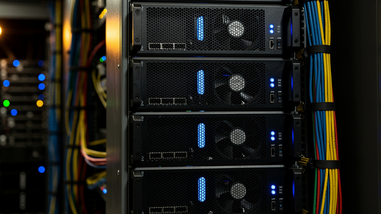 Data center servers processing IPTV transport streams