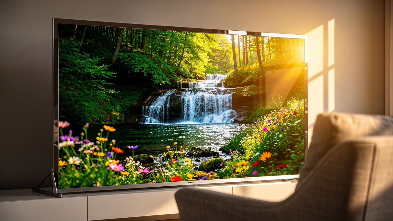 Ultra high-definition 4K video playback on television